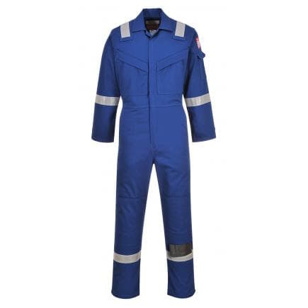 PORTWEST FR50RBRL - Combinaison flamme résistant et antistatique 350g, bleu royal