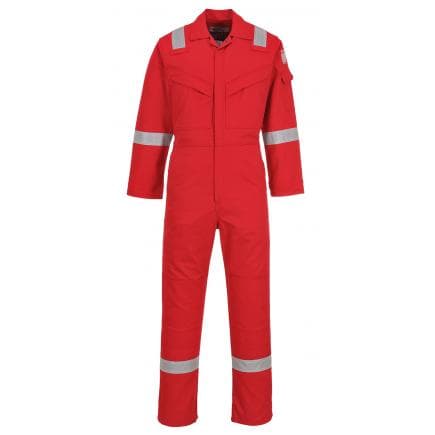 PORTWEST FR50RETL - Combinaison flamme résistant et antistatique 350g, rouge tall