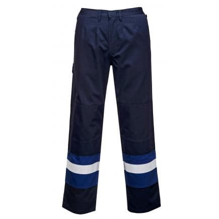 PORTWEST FR56NRRXL - Pantalon Bizflame Plus, marine/royal