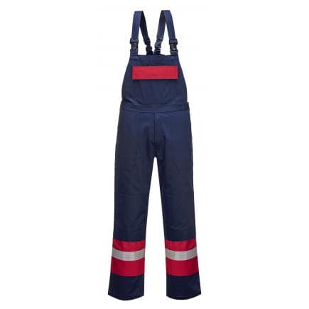 PORTWEST FR57NARL - Cotte à bretelles Bizflame Plus, marine