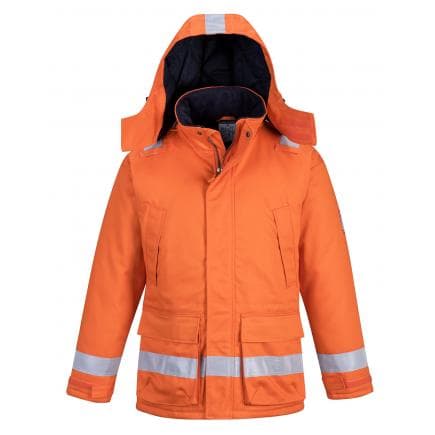 PORTWEST FR59ORRL - Parka hiver FR Anti-statique, orange