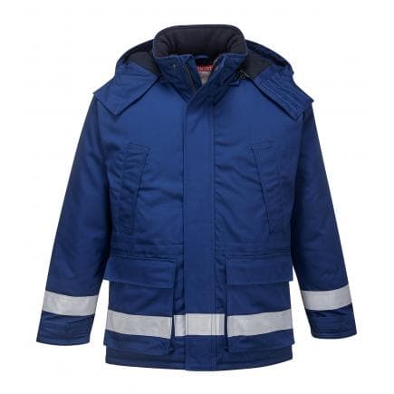PORTWEST FR59RBRL - Parka hiver FR Anti-statique, bleu royal