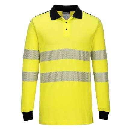 PORTWEST FR702YBRXXL - Polo haute visibilité ignifugé, jaune/noir