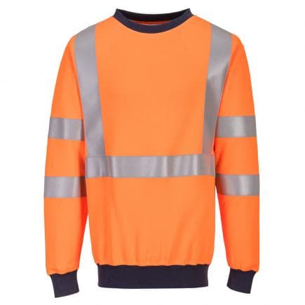 PORTWEST FR703ORRXXL - Sweatshirt RIS résistant aux flammes, orange