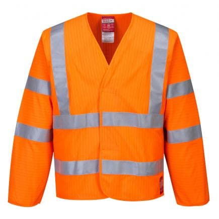 PORTWEST FR85ORRL/XL - Gilet HV ML antistatique-résistante à la flamme, orange