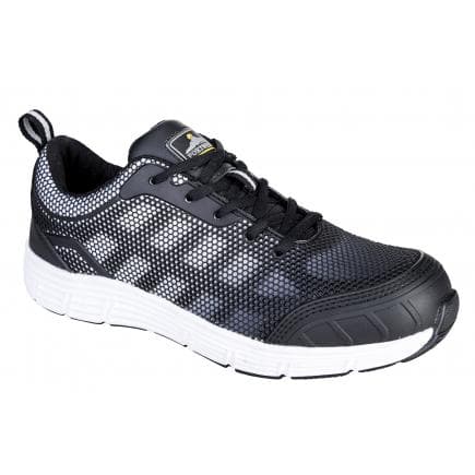 PORTWEST FT15BKW43 - Tennis tove Steelite S1P, noir/blanc