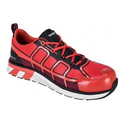 PORTWEST FT17RBK41 - Chaussures olymflex barcelona SBP ae, rouge/noir