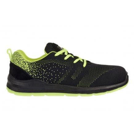 PORTWEST FT25BGN43 - Chaussure Steelite aire S1P, noir/vert