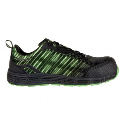PORTWEST FT35BGN46 - Chaussure basse compositelite ogwen S1P, noir/vert