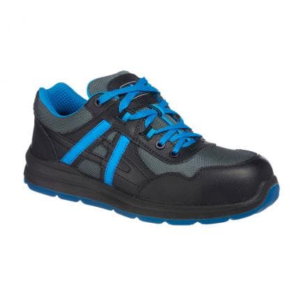 PORTWEST FT60BKB42 - Compositelite Mersey trainer S1P, noir/bleu