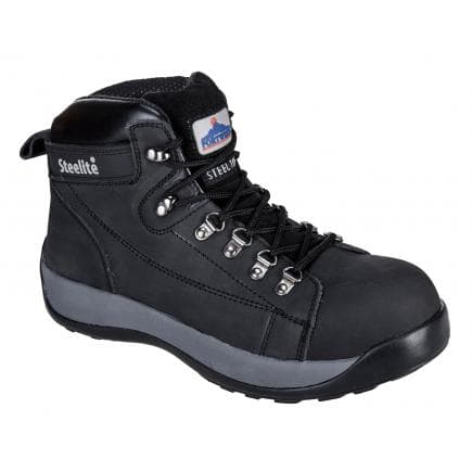 PORTWEST FW31BKR42 - Mi-brodequin Steelite nubuck sb HRO, noir