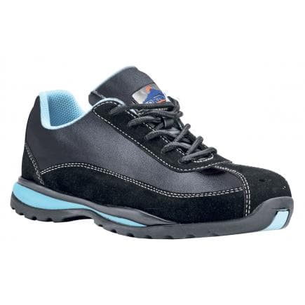 PORTWEST FW39BKR38 - Trainer femme S1P HRO, noir