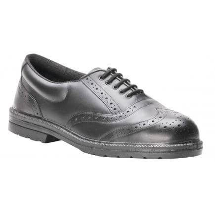 PORTWEST FW46BKR39 - Chaussure ville brogue Steelite S1P, noir