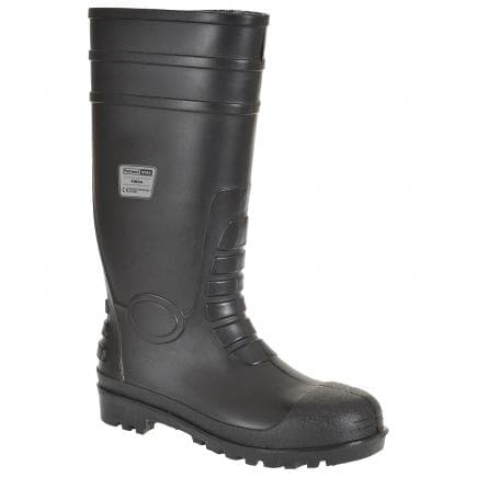 PORTWEST FW94BKR43 - Botte de sécurité Wellington S4, noir