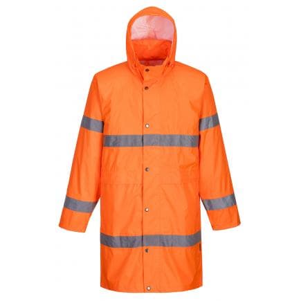 PORTWEST H442ORRL - Manteau de pluie Hi-Vis 100cm, orange