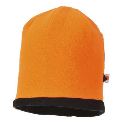 PORTWEST HA14OBR - Bonnet Hi-Vis réversible, orange/noir