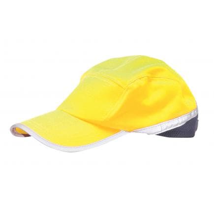 PORTWEST HB10YNR - Casquette baseball HV, jaune/marine