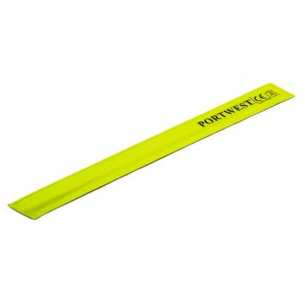 PORTWEST HV04YER - Brassard rétroréfléchissant de 41x4cm, jaune