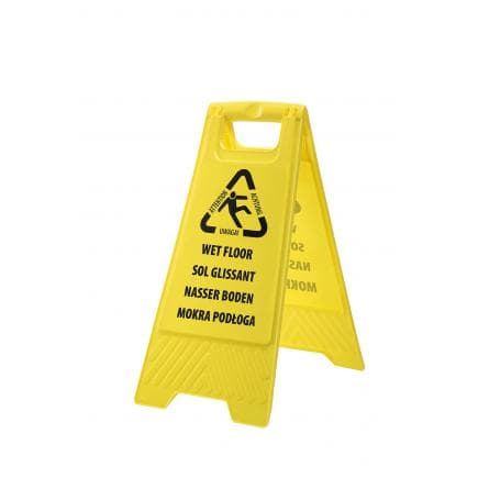 PORTWEST HV21YER - Signalisation danger sol mouillé, jaune