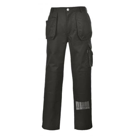 PORTWEST KS15BKTM - Pantalon slate poches Holster, noir tall