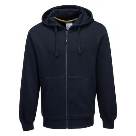 PORTWEST KS31NARM - Sweatshirt zippé à capuche Nickel, marine