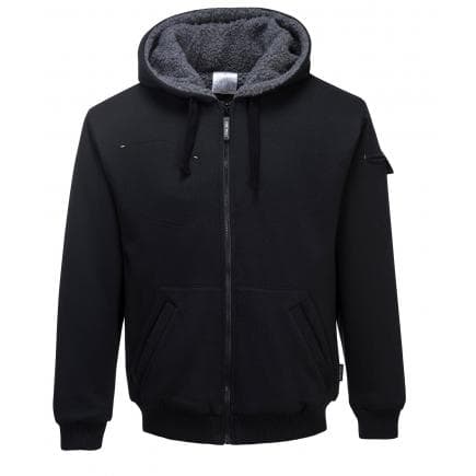 PORTWEST KS32BKRM - Blouson à capuche Pewter, noir