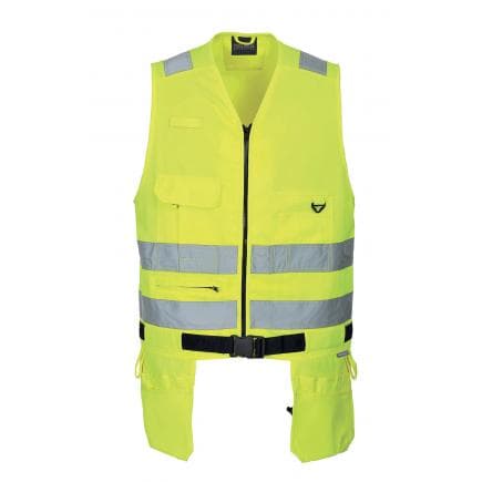 PORTWEST KS63YERXXL - Gilet multipoches porte-outils xenon, jaune