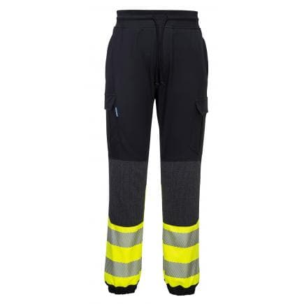 PORTWEST KX341KYRL - KX3 Pantalon flexi haute visibilité, noir/jaune