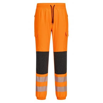 PORTWEST KX346OBRL - Jogging KX3 haute visibilité flexi classe 2, orange/noir