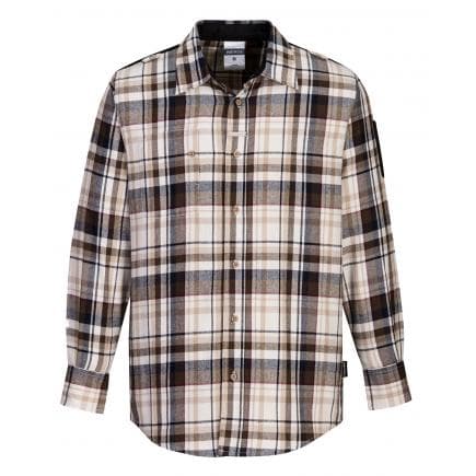 PORTWEST KX370BRCXL - Chemise de travail à carreaux KX3, carreaux marrons