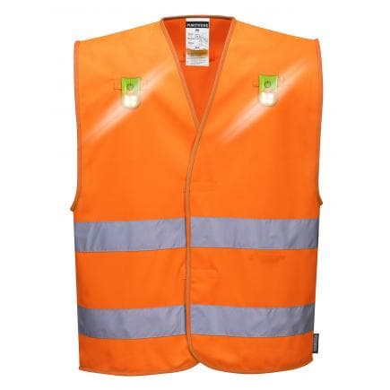 PORTWEST L474ORRL/XL - Gilet Hi-Vis versatile, orange