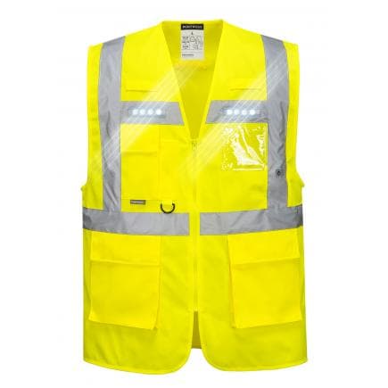 PORTWEST L476YERXL - Gilet Executive orion led, jaune