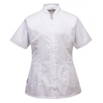 PORTWEST LW12WHRL - Tunique femme Premier, blanc