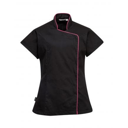 PORTWEST LW15BKRL - Tunique wrap, noir
