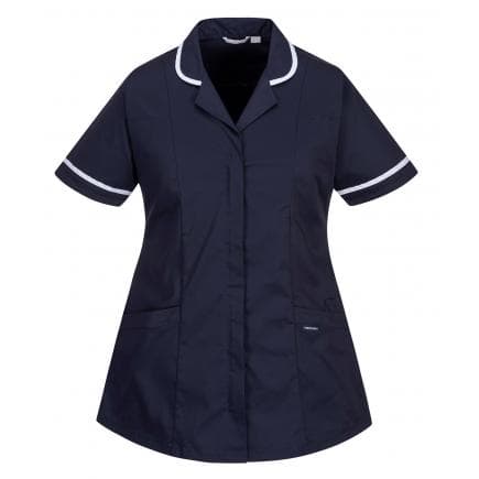 PORTWEST LW17NARS - Tunique classique stretch, marine