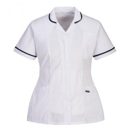 PORTWEST LW17WHRL - Tunique classique stretch, blanc
