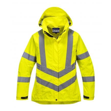 PORTWEST LW70YERXS - Parka femme Hi-Vis respirante, jaune