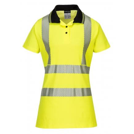 PORTWEST LW72YBRS - Polo ladies pro, jaune/noir
