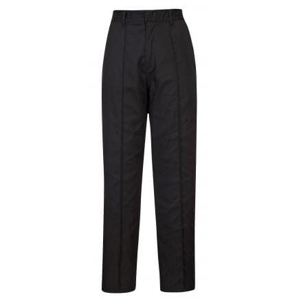 PORTWEST LW97BKTL - Pantalon femme elastiqué, noir tall