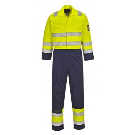 PORTWEST MV28YNTL - Combinaison HV Modaflame, jaune/marine tal