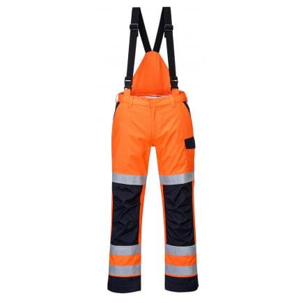 PORTWEST MV71ONRXXL - Pantalon de pluie multi normes Arc électrique, orange/marine