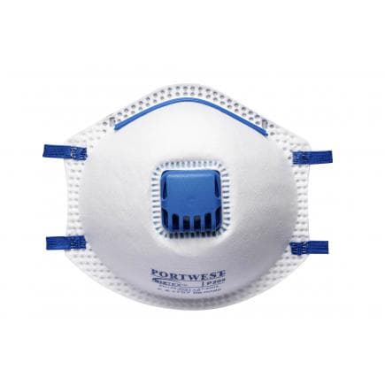 PORTWEST P209WHR - FFP2 avec valve-sous blister(3), blanc