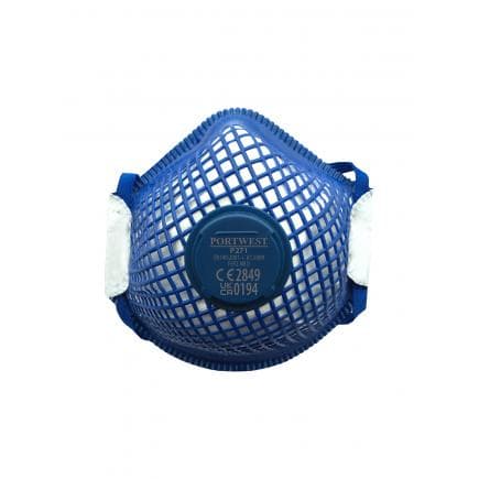 PORTWEST P271WHR - Ergonet FFP2 masque respiratoire à valve, blanc