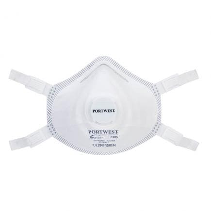 PORTWEST P290WHR - Masque plat pliable Eagle FFP2 dolomite, blanc