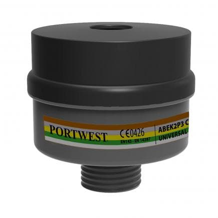 PORTWEST P976BKR - Filtre combiné ABEK2P3, noir