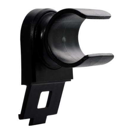 PORTWEST PA06BKR - Clip de casque pour accrocher une lampe torche sur un casque, noir
