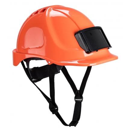 PORTWEST PB55ORR - Casque Endurance avec porte-badge, orange