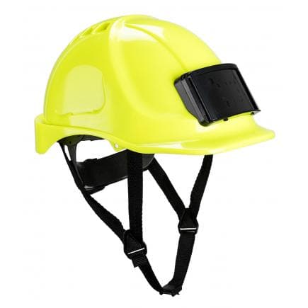 PORTWEST PB55YER - Casque Endurance avec porte-badge, jaune