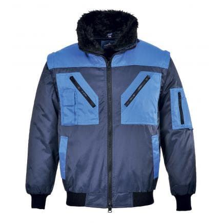 PORTWEST PJ20NARM - Blouson Pilote bicolore, marine