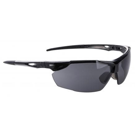 PORTWEST PS04SKR - Lunette de sécurité PW defender, fumé